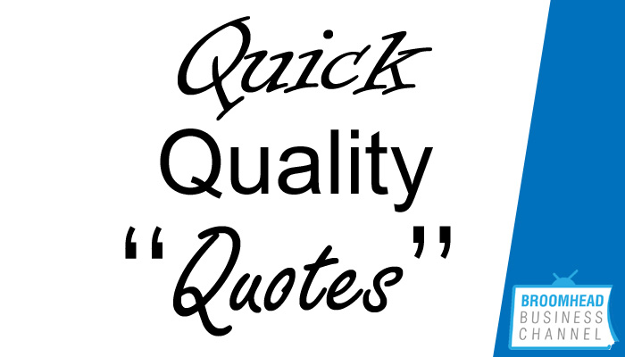 Quick but Quality Quotes image by Matthew Broomhead